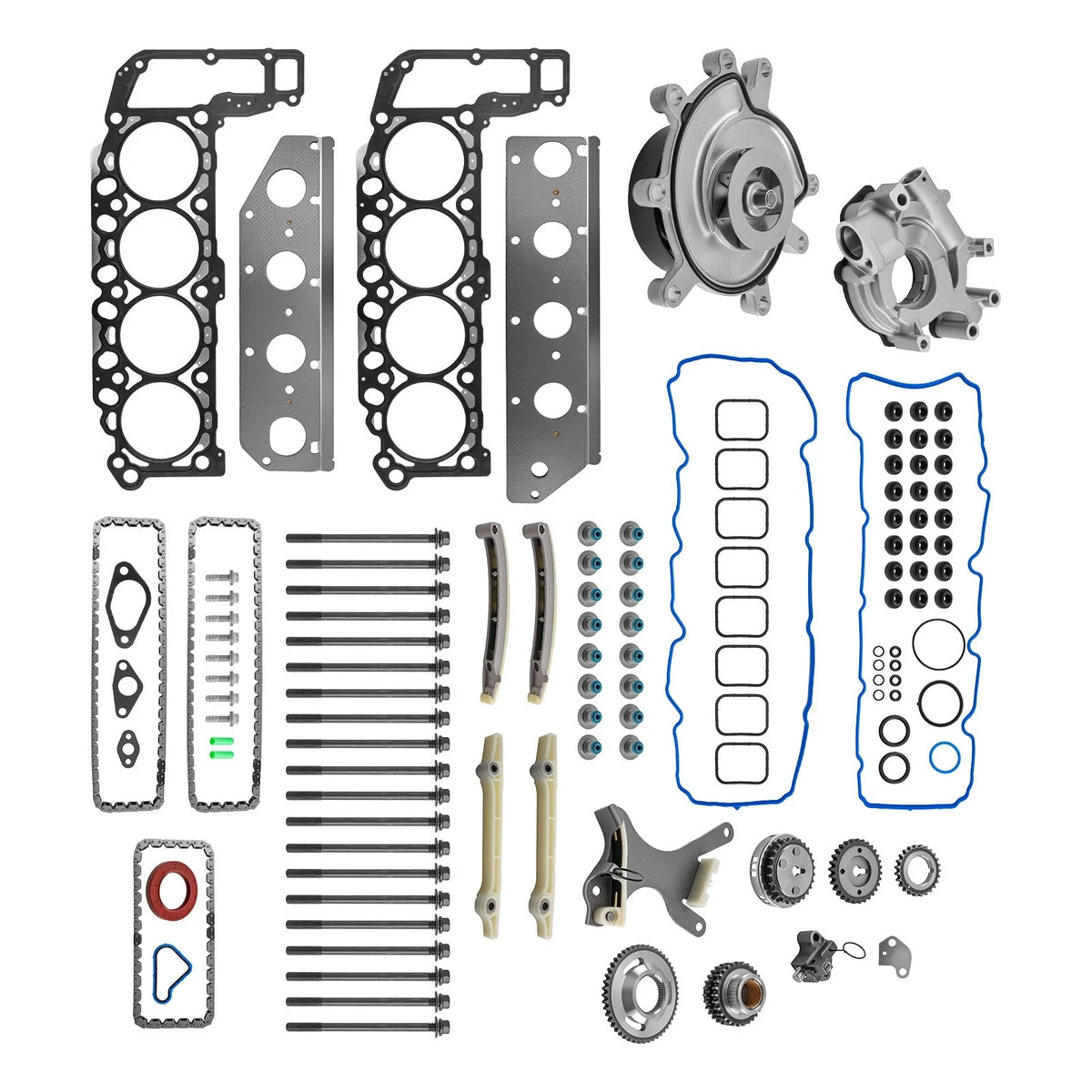 Engine Timing Kit w/ Oil Pump & Head Gasket Set for Jeep Grand Cherokee (1999–2004)
