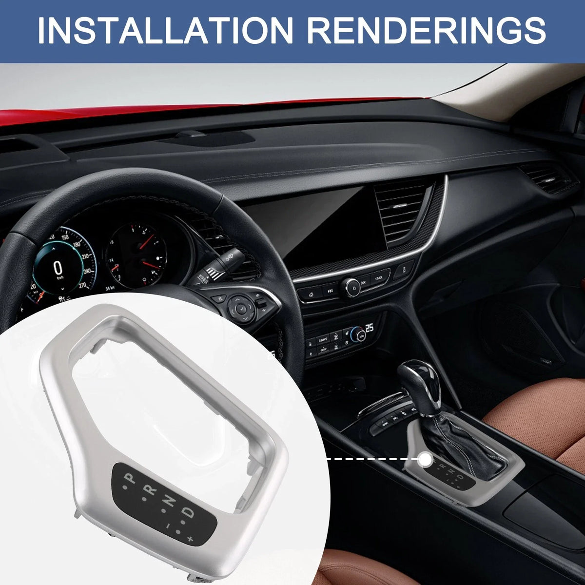 Shifter Bezel with Harness Kit for Jeep Cherokee (2014–2018)