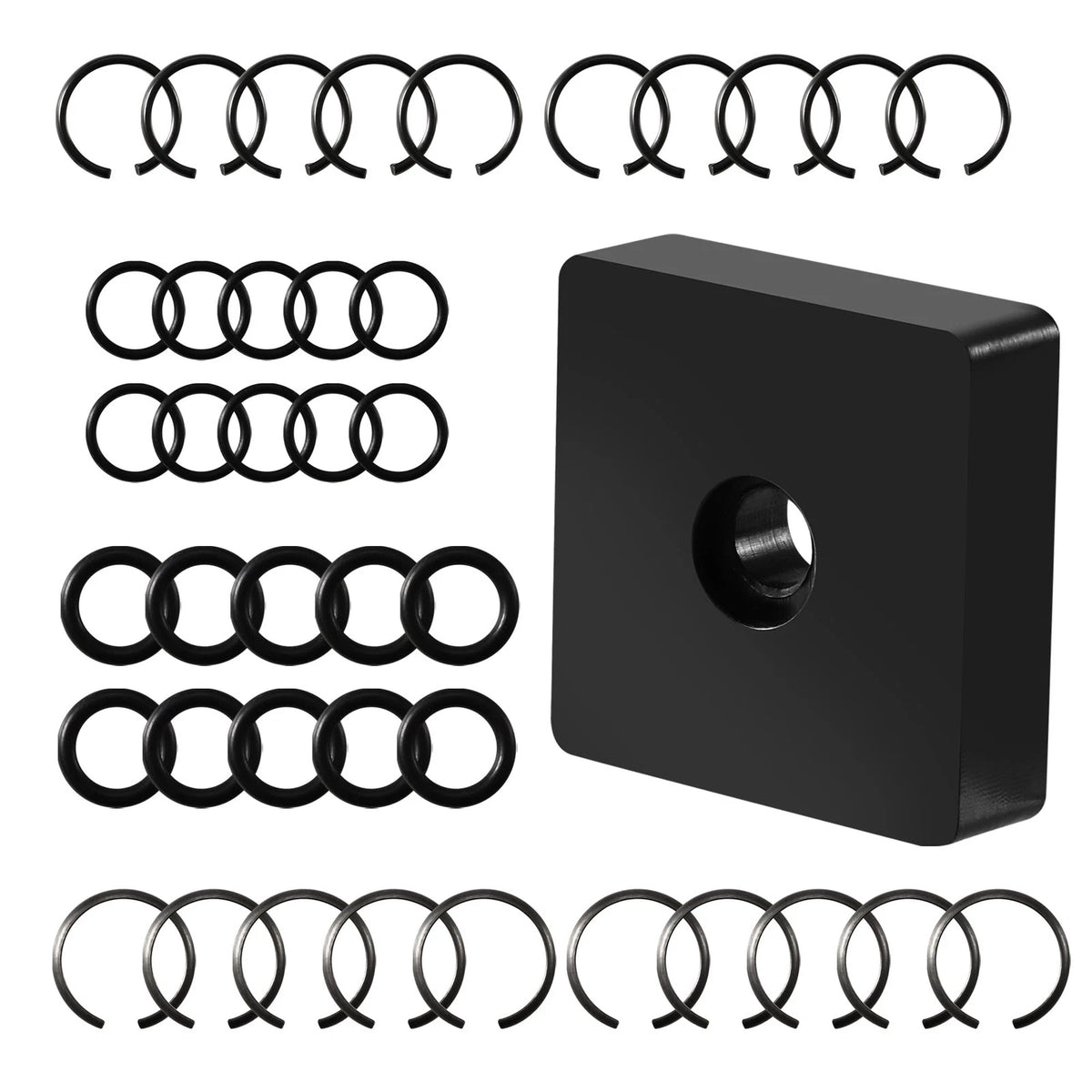 10-Pack Impact Retaining Ring Clip with O-Ring for Milwaukee