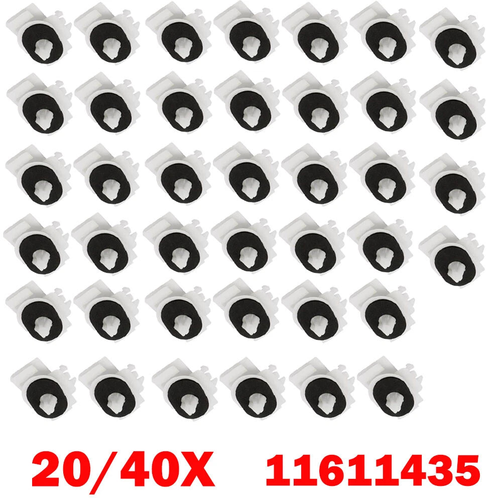 Set of 20 Rocker Panel Moulding Retainer Clips for Chevrolet Camaro (2016–2022) 11611435