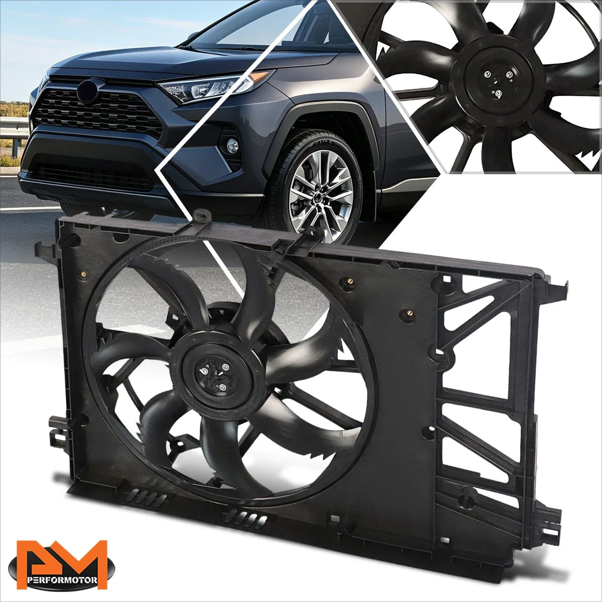 Radiator Cooling Fan Assembly for Camry/RAV4/Avalon/ES350 (2018–2024)
