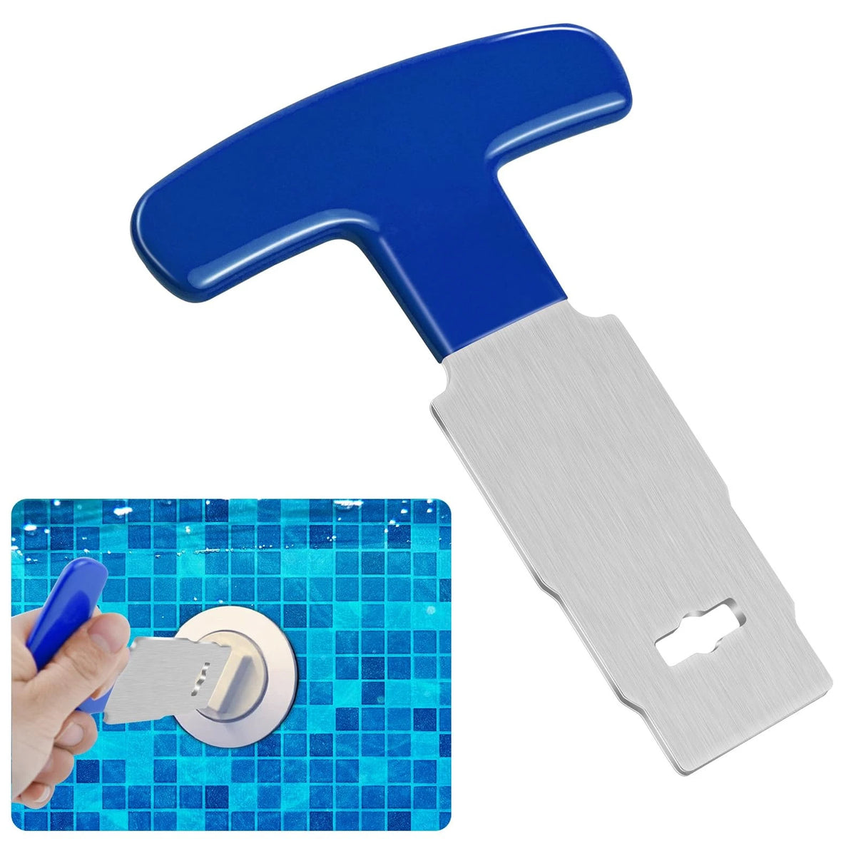 Pool Plug Removal Tool for Universal Use (Upgraded Metal Eyeball Seat)