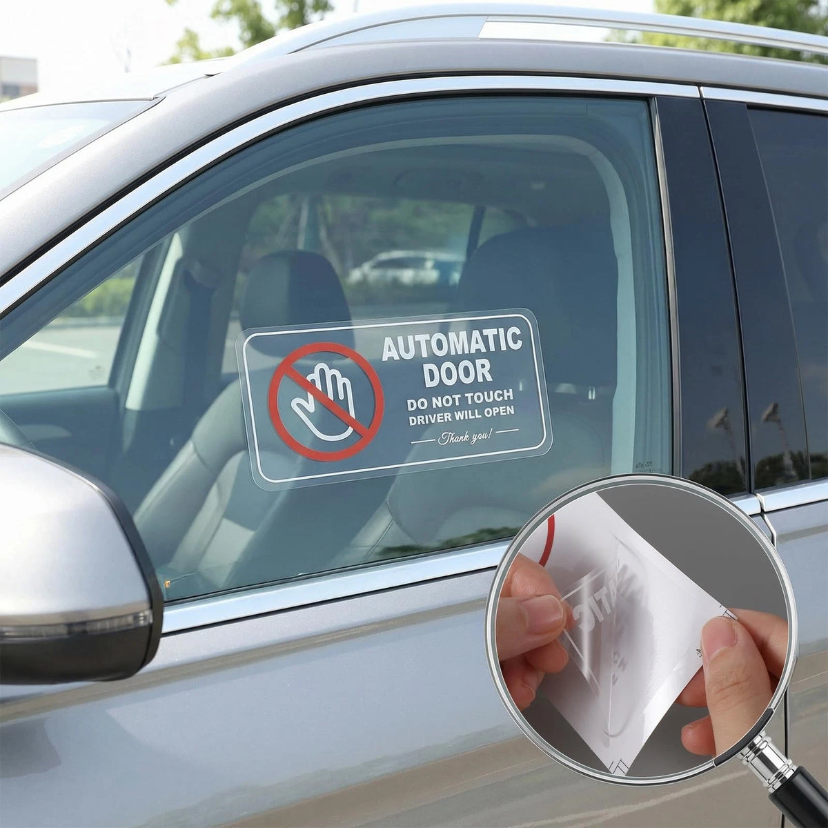10PCS Automatic Door Sticker for