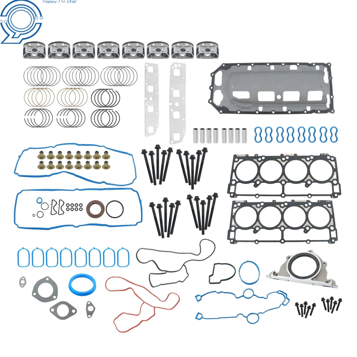 Pistons & Gasket Bolts Set for Dodge Durango Ram 5.7L V8 (2003–2006)