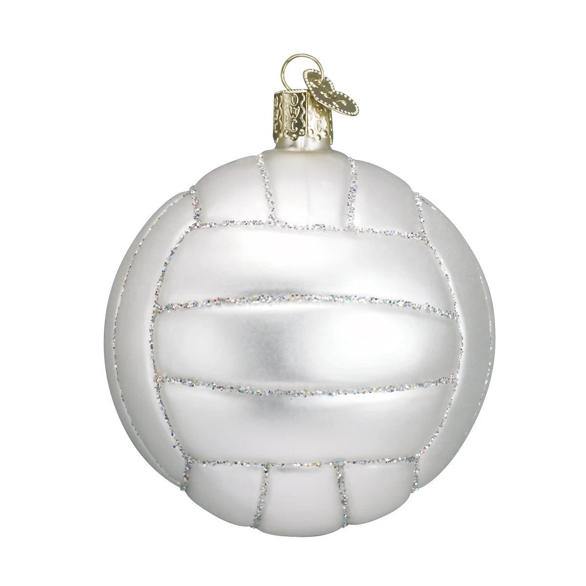 Glass Blown Volleyball Ornament for Christmas Tree