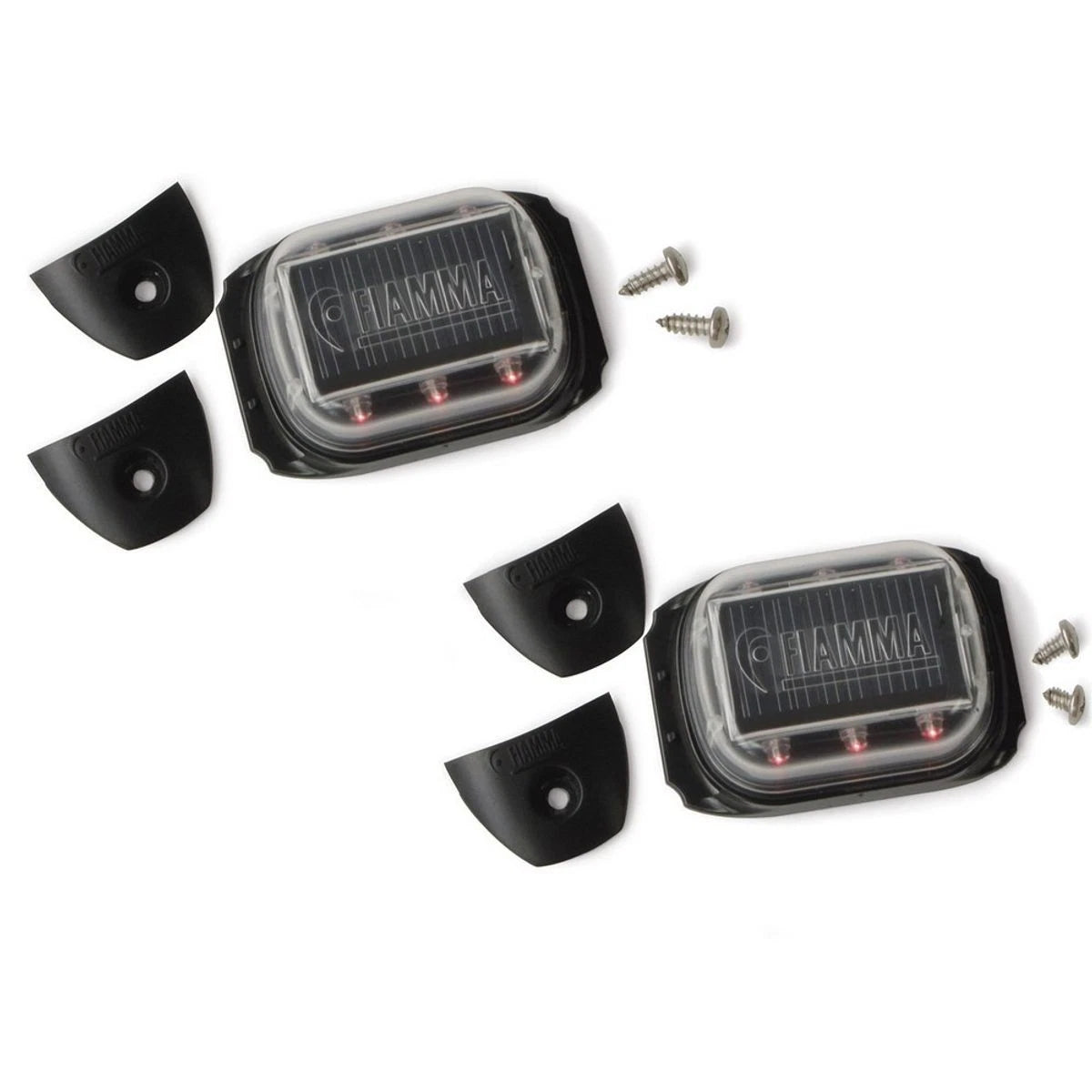 2X Fiamma Solar Tie Down LED Light for Motorhome (98655-885)