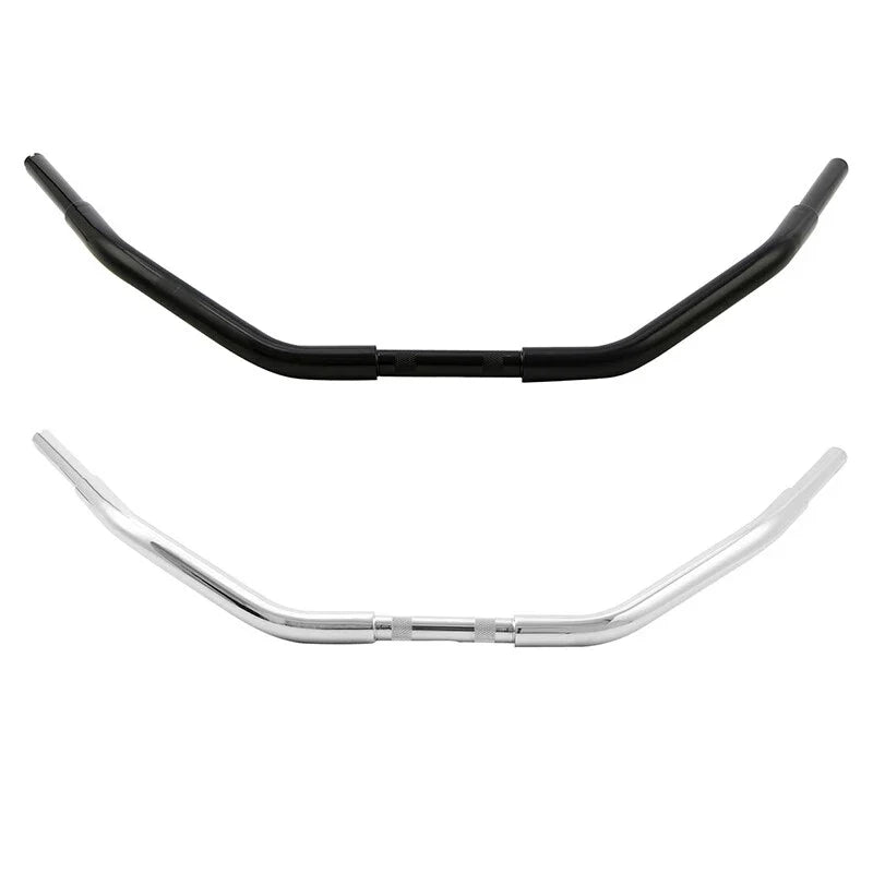 3.5" Rise Handlebar for Harley Softail Dyna Low Rider Black/Chrome