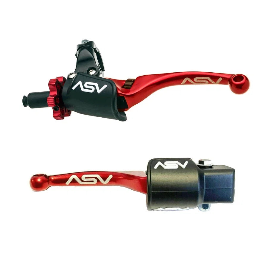 Pair of ASV F4 Front Brake Pro Clutch Perch Levers for Kodiak 450 (2003–2023)