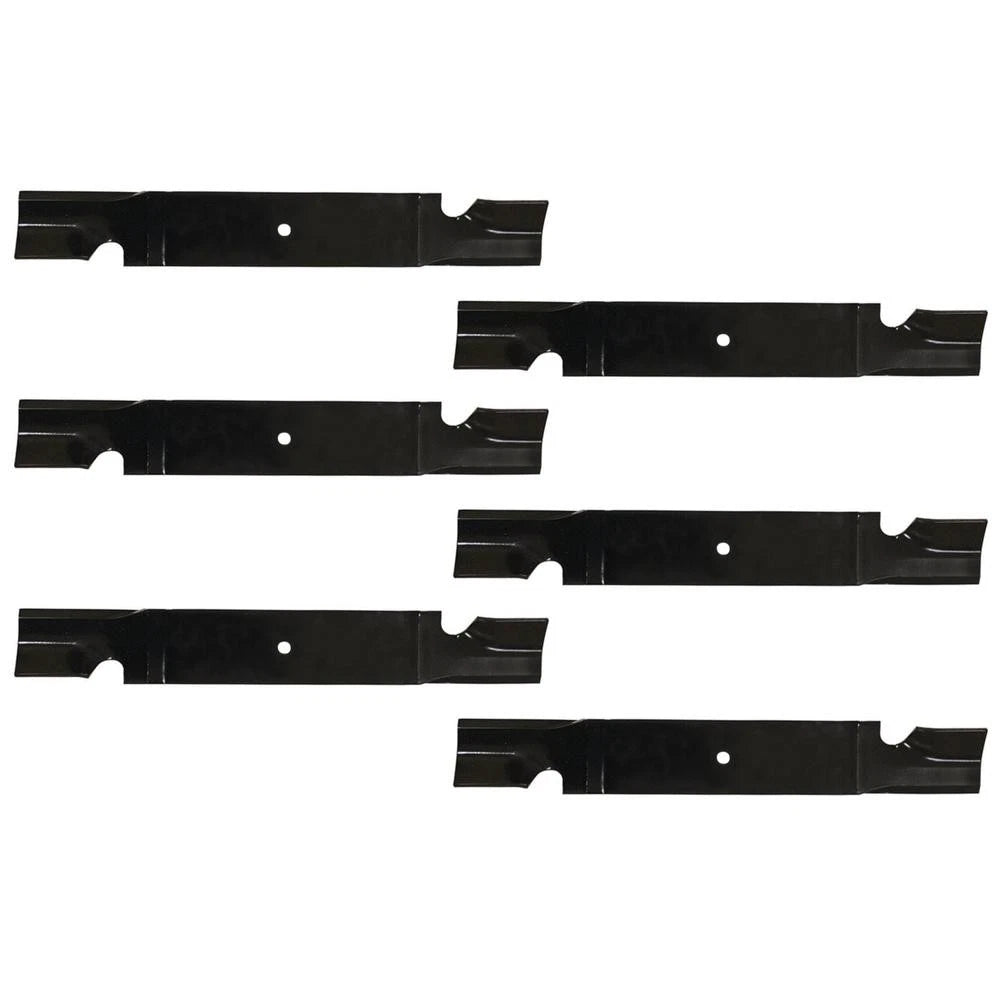 Set of 6 Notched High Lift Blades for Grasshopper Models (21")