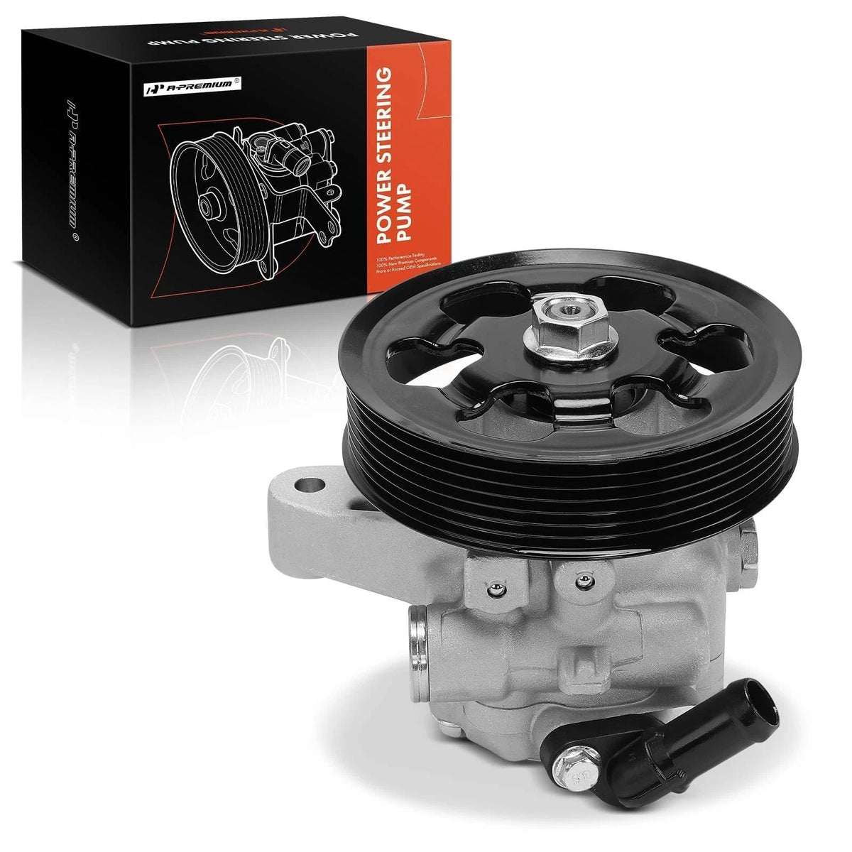 Power Steering Pump with Pulley for Compatible Vehicles