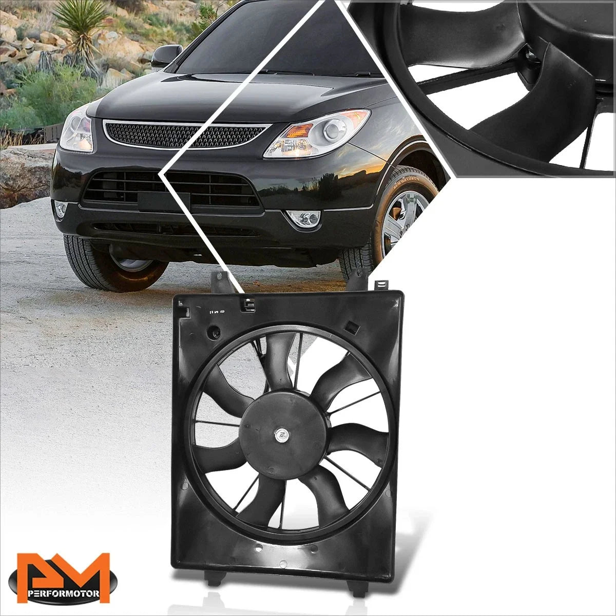 Radiator Cooling Fan Assembly for Hyundai Veracruz (2007–2012)