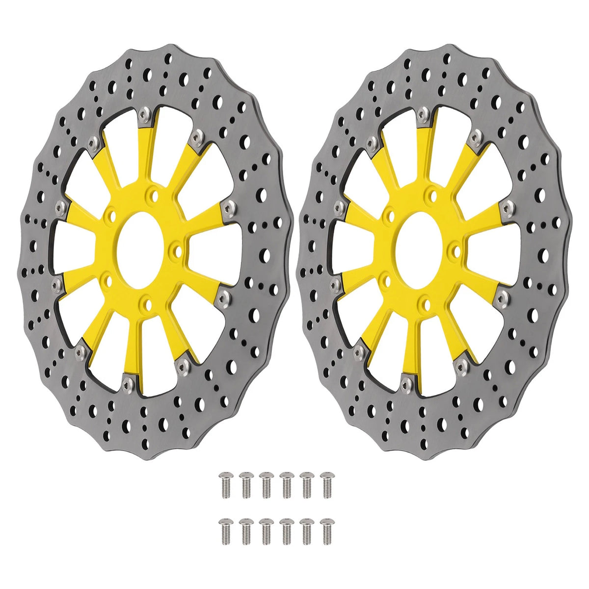 Front Floating Brake Rotor Pair for Harley Touring (2008–2019) HLIX61