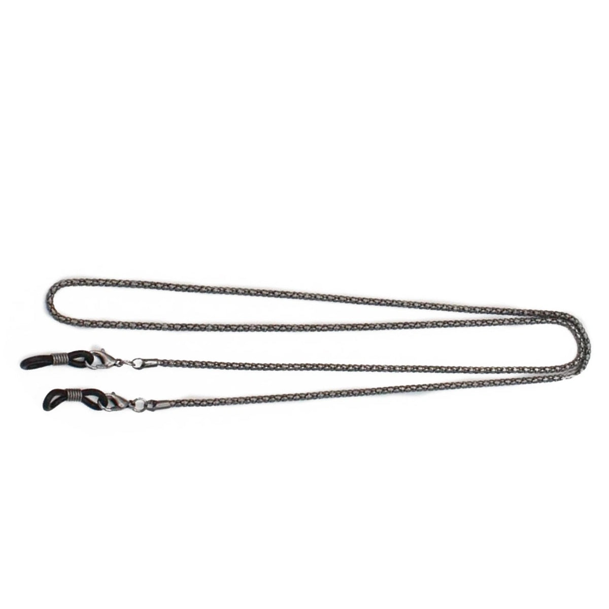 2.3ft Black Non-slip Bead Eyeglass Chain for Glasses and Masks (Universal)