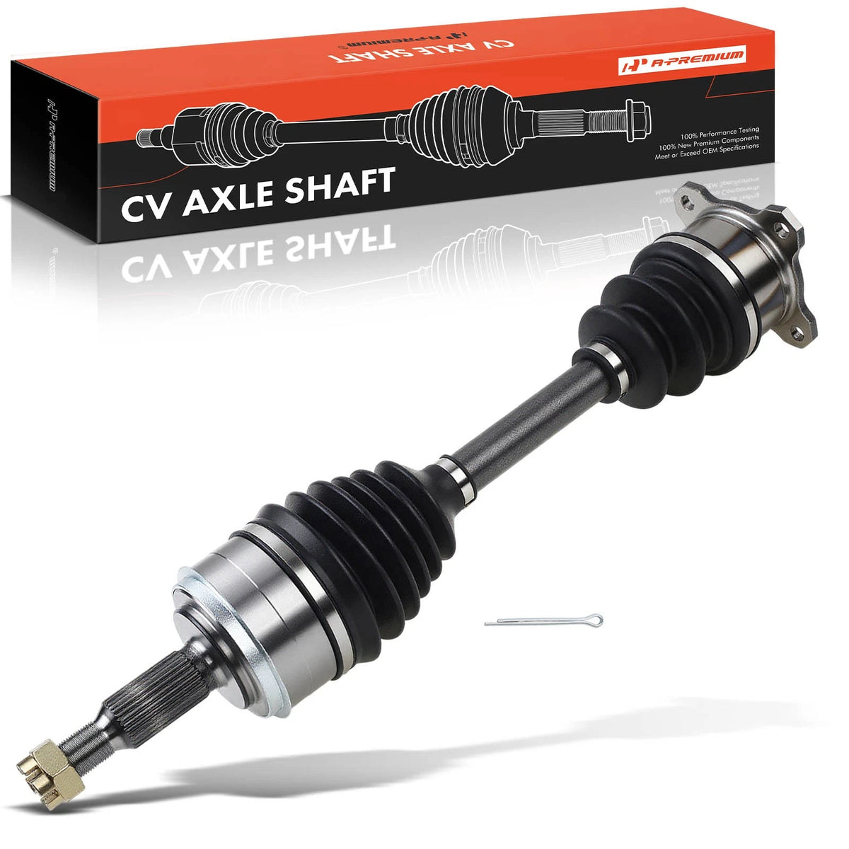A-Premium Front Passenger Side CV Axle Assembly for Mitsubishi Montero (2001–2006) 66-3413