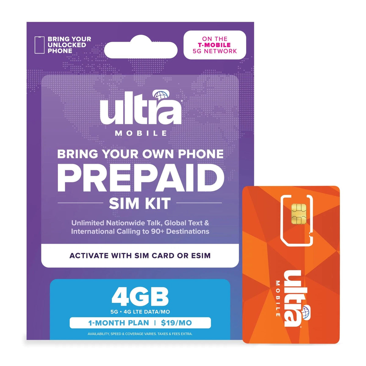 Ultra Mobile Prepaid Phone Plan with Unlimited Talk and Text