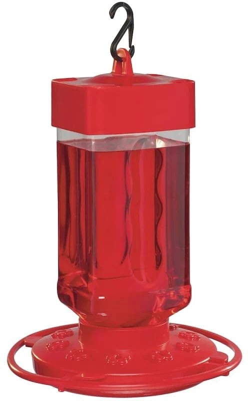 Hummingbird Feeder for Rocky Mountain Goods (32 oz, Bright Red Plastic)