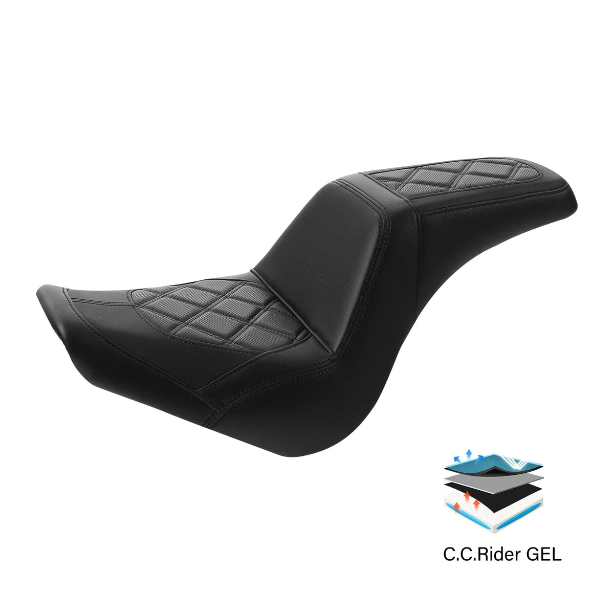 Gel Seat for Harley Softail Standard Street Bob (2018–Present)