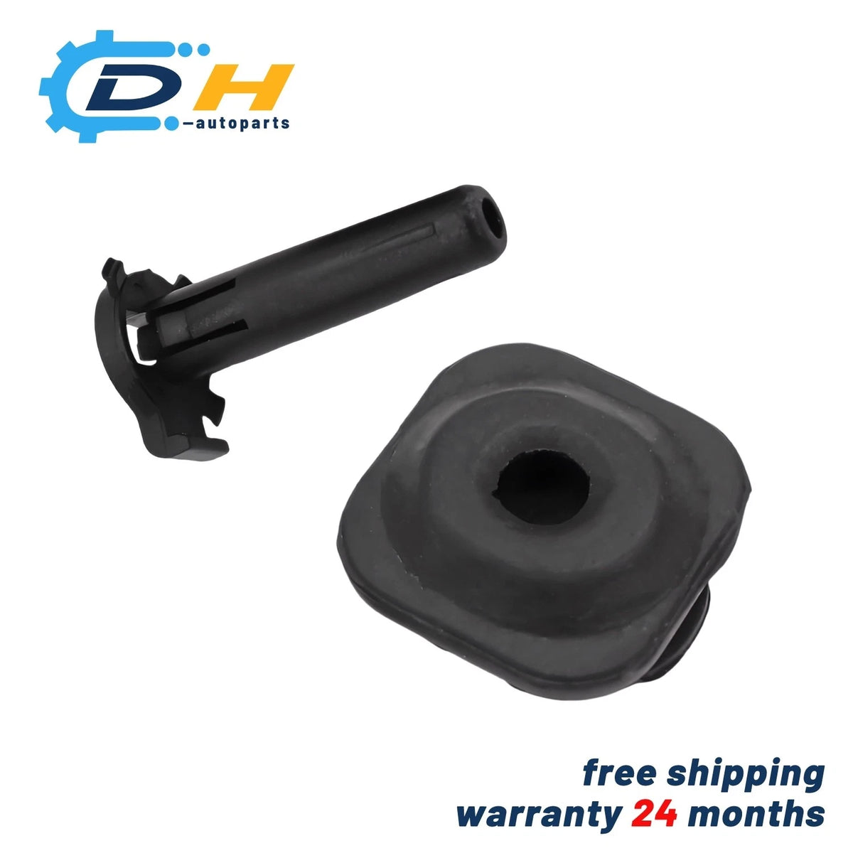 Radiator Upper Rubber Mount Stud Insulator for Audi (Fits 8K0121275C, WHT001506A)