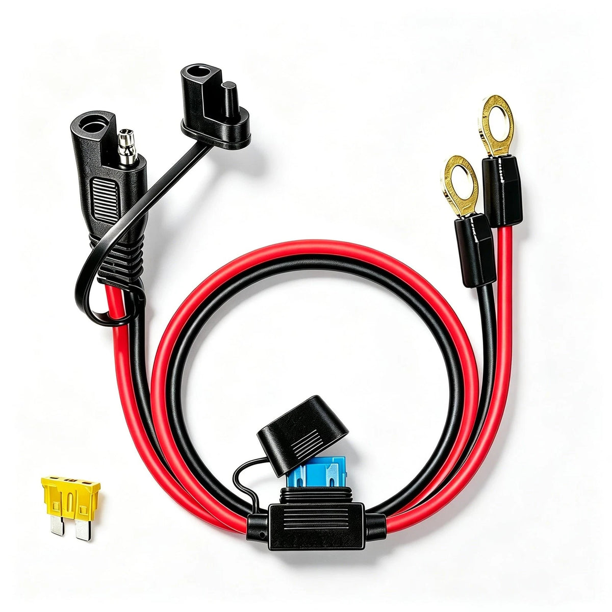 2FT Battery Charger Cable with SAE Connector for Automotive