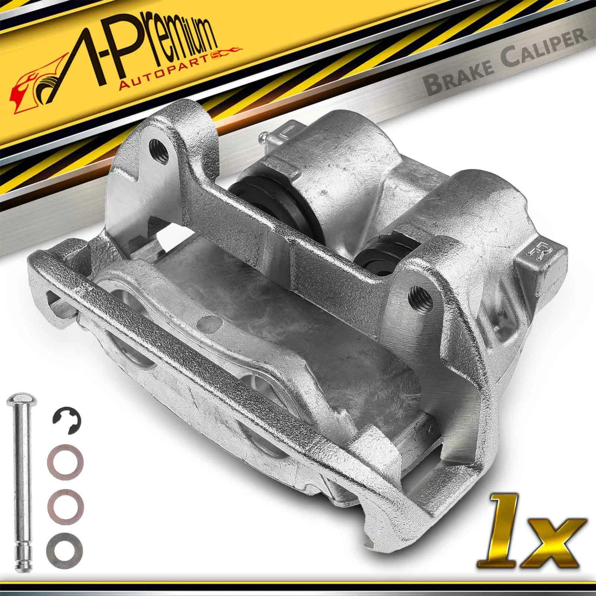 Front Right Disc Brake Caliper w/ Bracket for Ford Mustang (2003–2004) 18-B5123, 18B5123