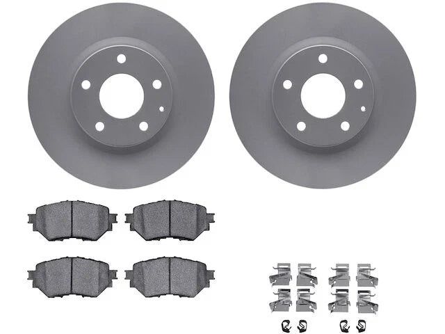 Front Brake Pad and Rotor Kit for Mazda 3 Sport (2017–2018) PJ593GR