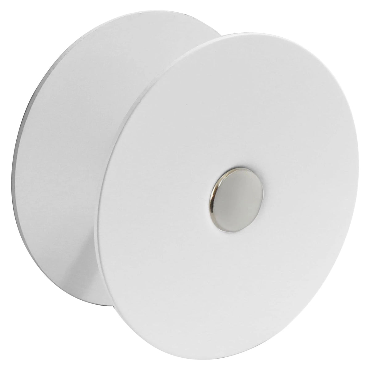 Door Hole Cover Plate for - 2-5/8" Diameter, White