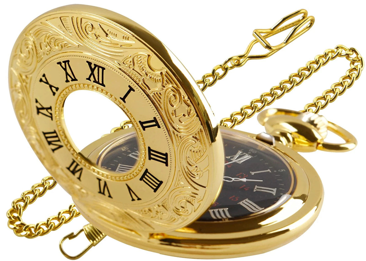 Vintage Hollow Pocket Watch for Realpoo