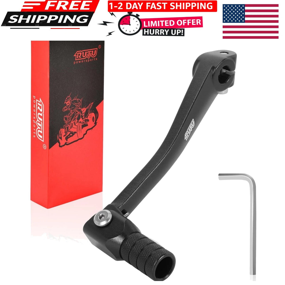 Folding Gear Shifter for Dirt Bike (Compatible)