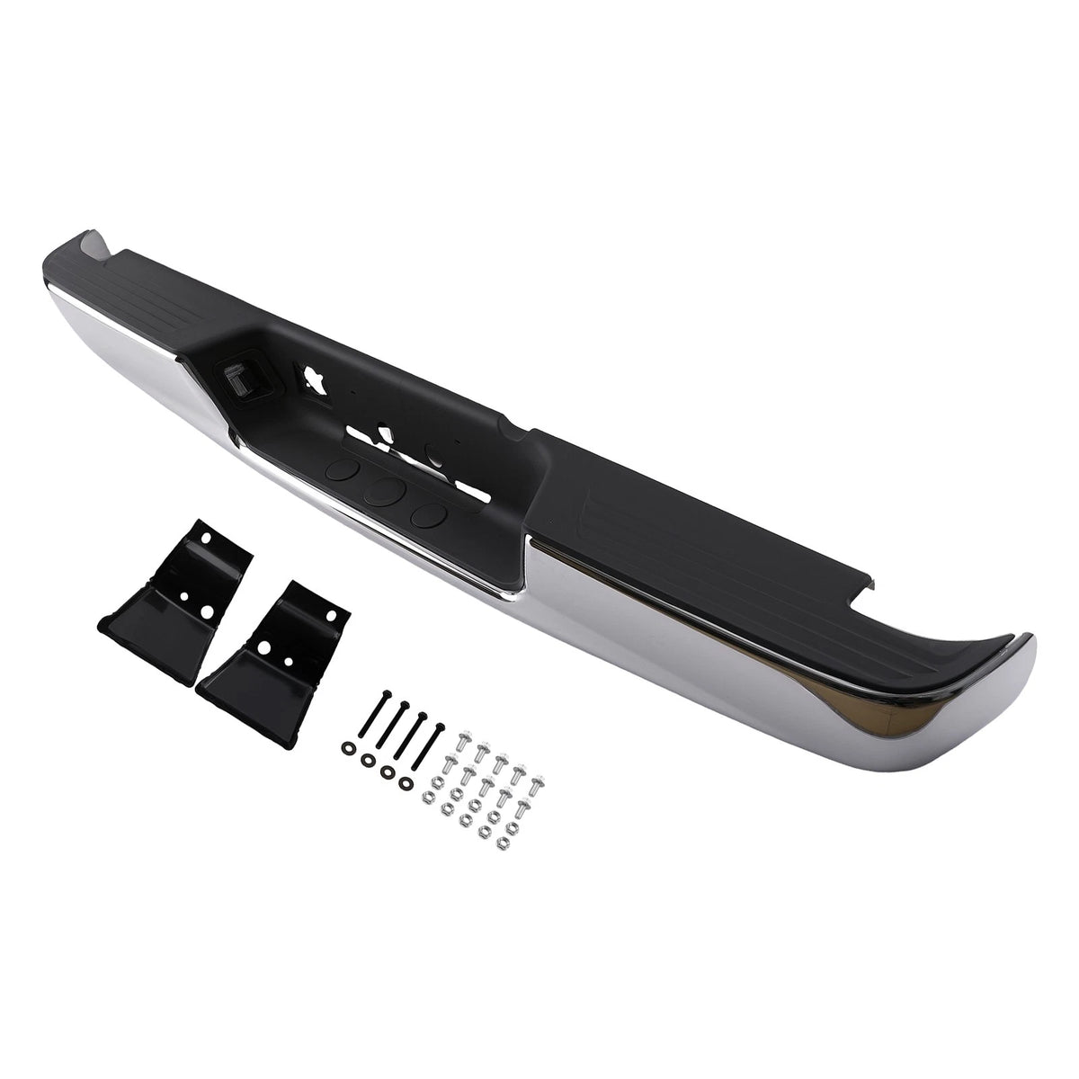 Chrome Rear Bumper Assembly for Dodge Ram 1500 2500 3500 (2003–2009) YRLPUE
