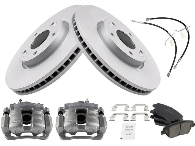 Set of 4 Brake Pad Rotor Caliper for Hyundai Sonata (2011–2014) 36138QPSH