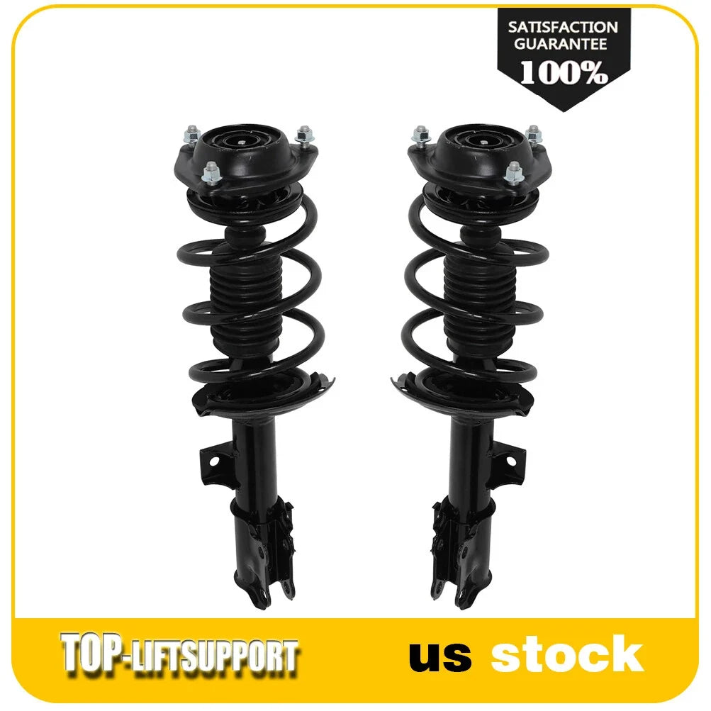 Set of 6 Front Struts Sway Bars Tie Rods for Hyundai Elantra Sedan