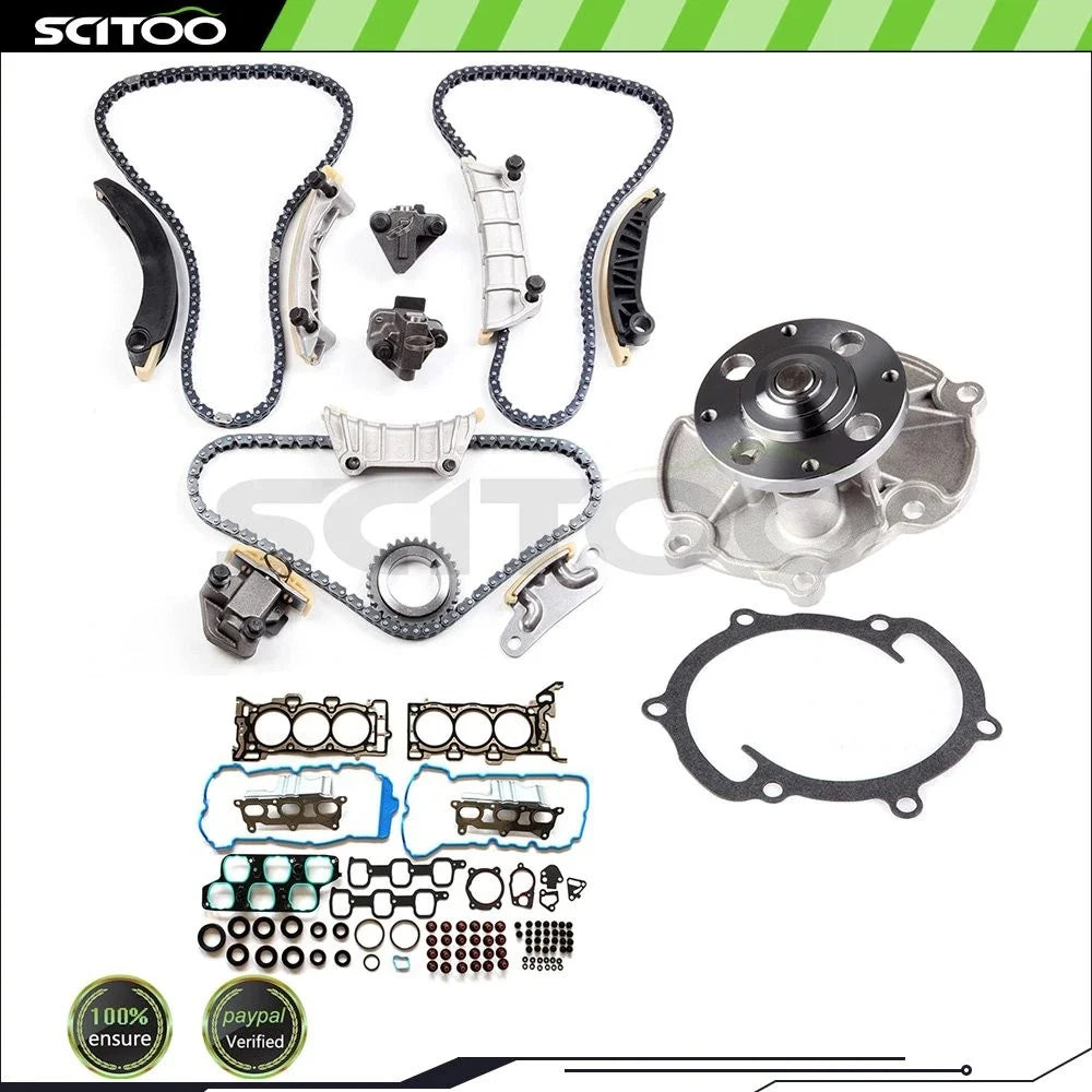 Timing Chain Kit with Head Gasket Set & Water Pump for Saturn Outlook (2007–2008)