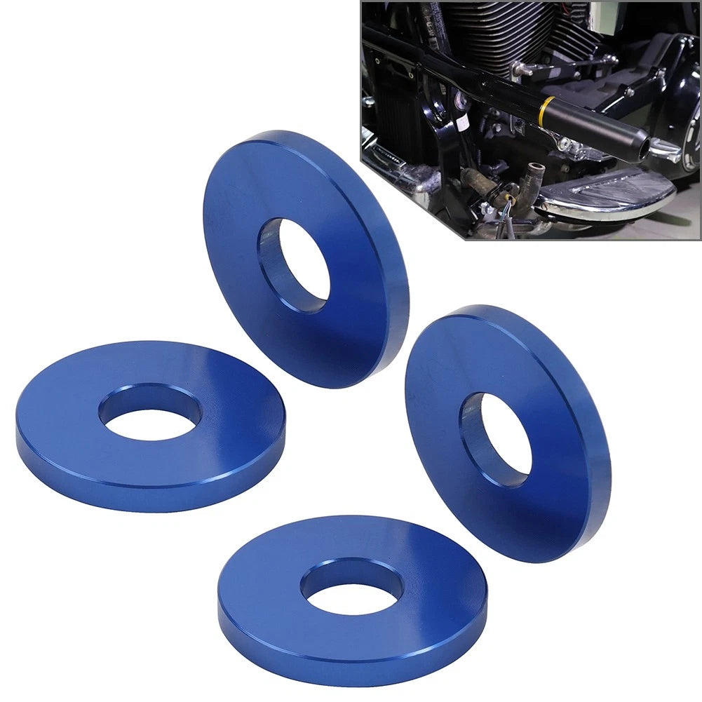 4X Engine Saddlebag Crash Bar Decorative Spacer for Harley Road Glide