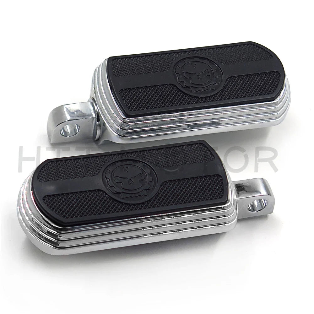 Chrome Skull Foot Peg for Harley (1984–2017)
