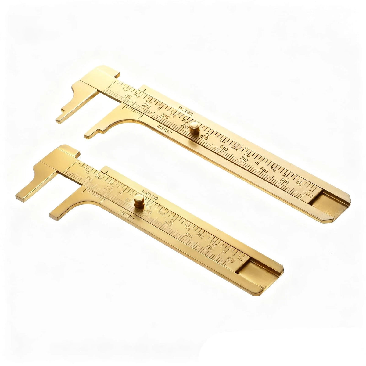 2X Pocket Vernier Caliper Ruler 3.15" & 3.94" Mini Tool