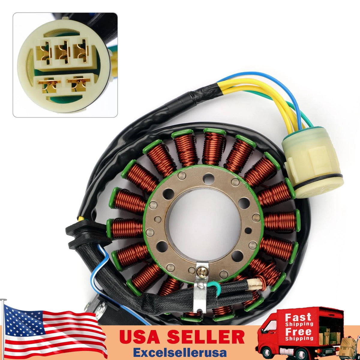 Stator for Honda TRX500 Fourtrax Foreman Rubicon 500 (2001–2014) 31120-HN2-A21, 31120-HN2-003