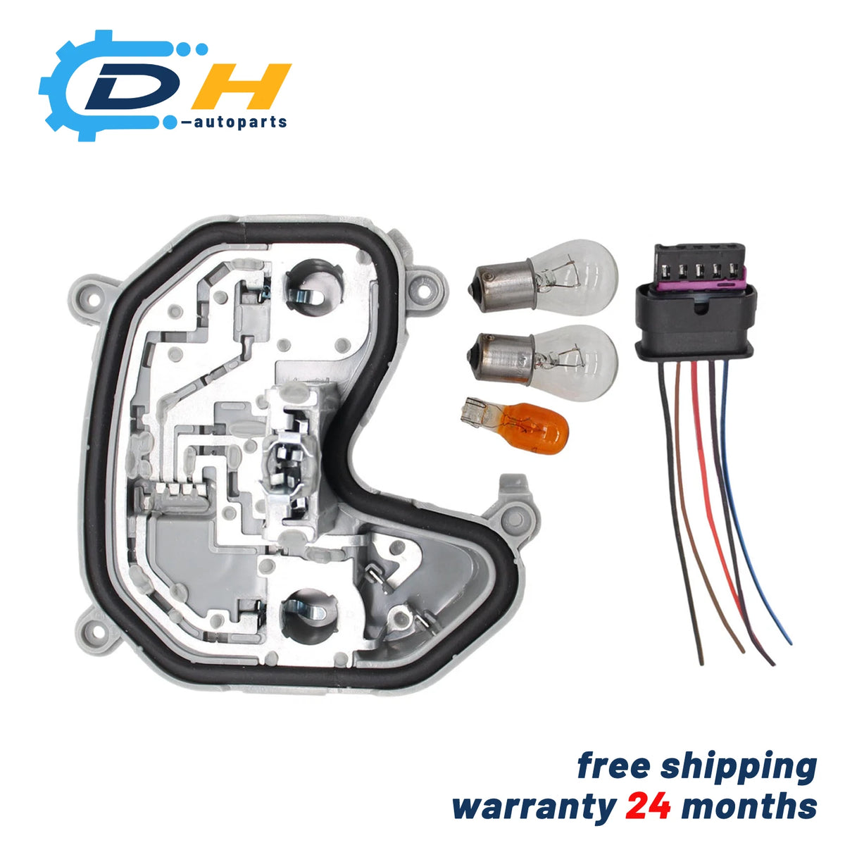Rear Left Tail Lamp Bracket & Plug Bulb for Jeep Renegade (2015–2022) 68270892AA