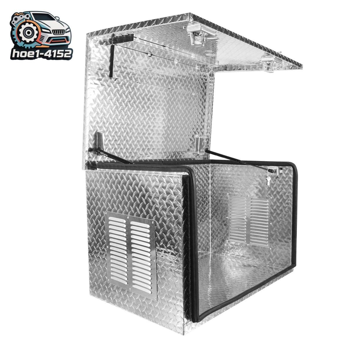 Aluminum Generator Tool Box for Truck (35"x23"x23", Waterproof Storage)