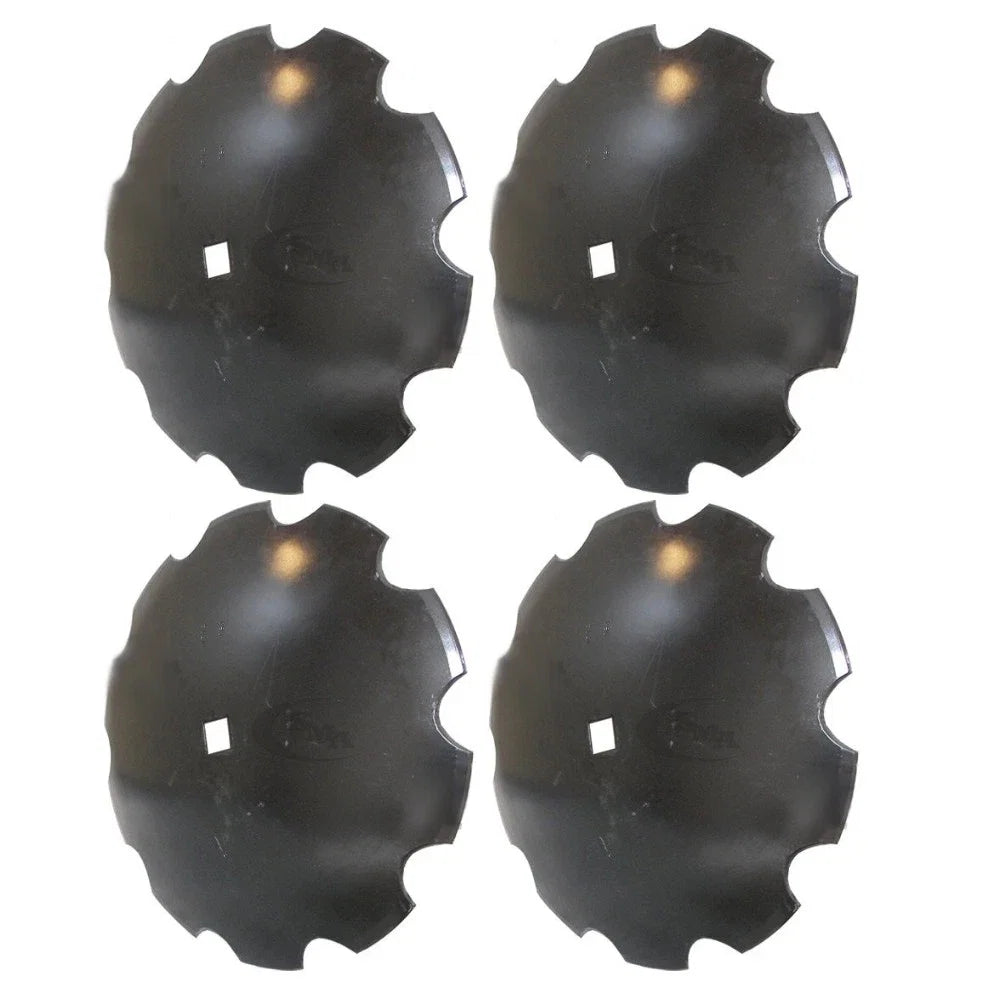 Set of 4 Axle Notched Disc Blades 20" x 9 Gauge 602-640671 for