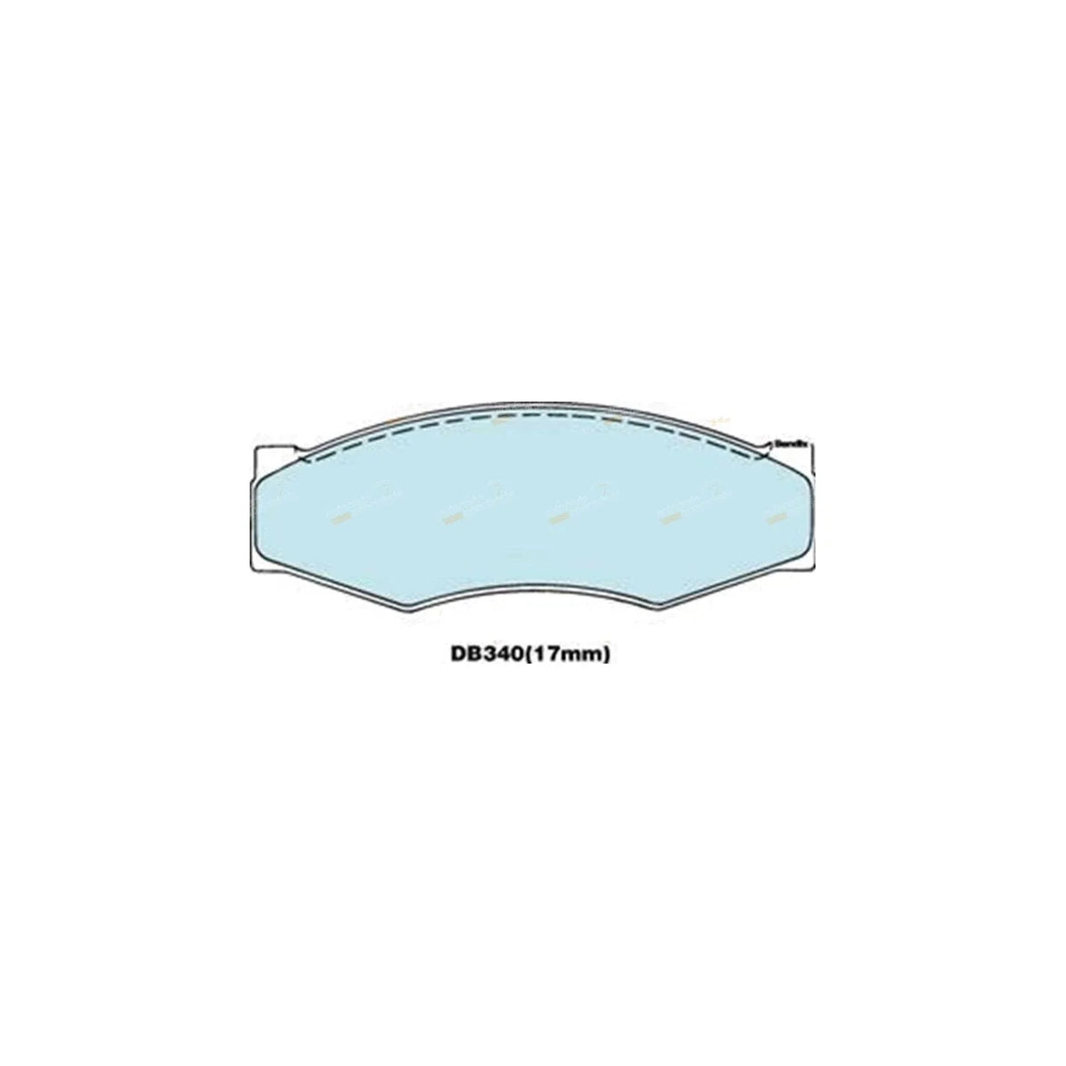 4WD Front Disc Brake Pad Set for Nissan Nomad (1986 - 1992)