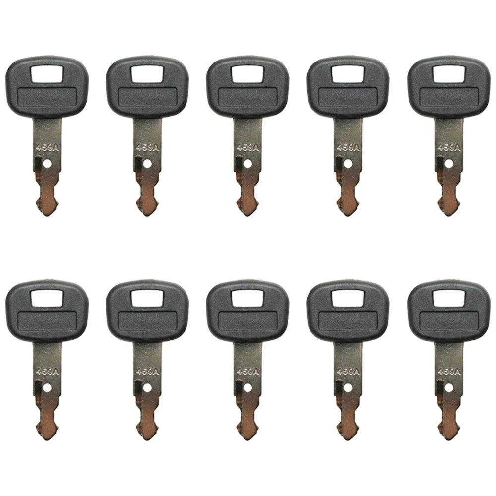 10 pc Ignition Key for Style M Series Construction Equipment