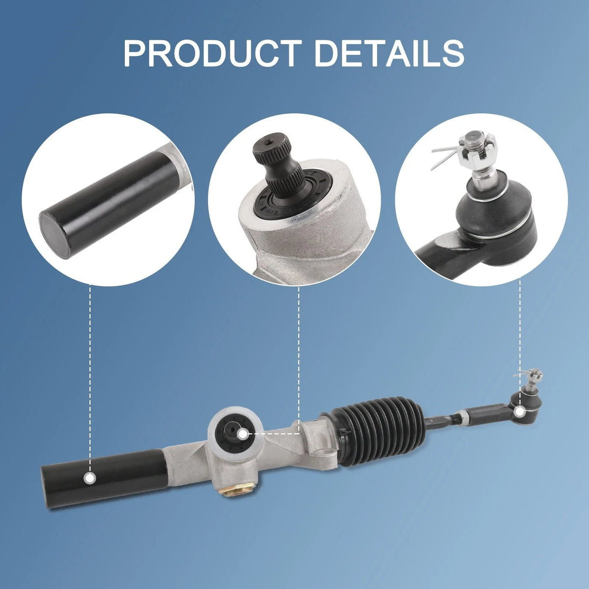 Steering Gear Box Rack & Pinion for EZGO Golf Cart TXT (2001–Present)