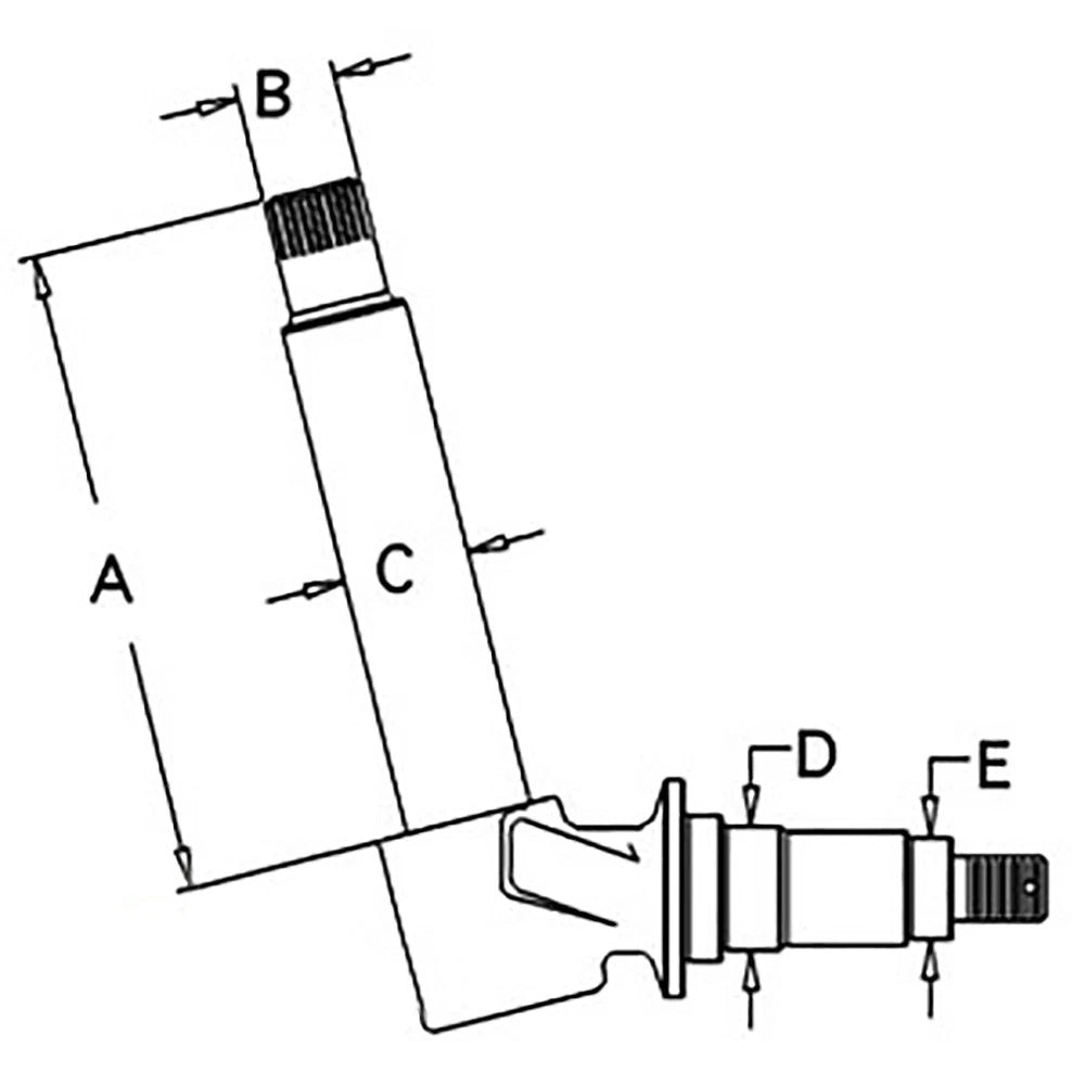 Spindle for Case 2090 2290 2390 2394 2590 2594