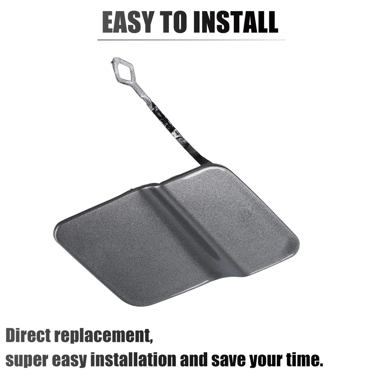 Tow Hook Eye Hole Cover for Mercedes Benz GLK250 (2010–2015) Gray