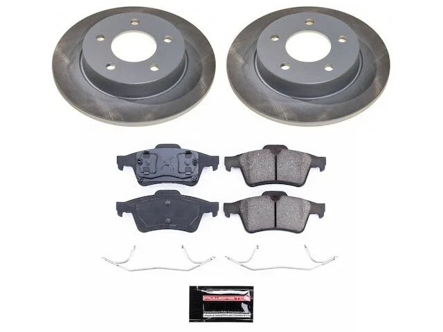 Rear Brake Pad and Rotor Kit for Mazda 3 (2004–2005) KF369CK