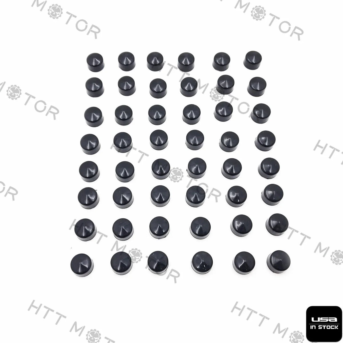 48 Piece Black Caps Cover Kit for Harley Sportster (1984–2003)