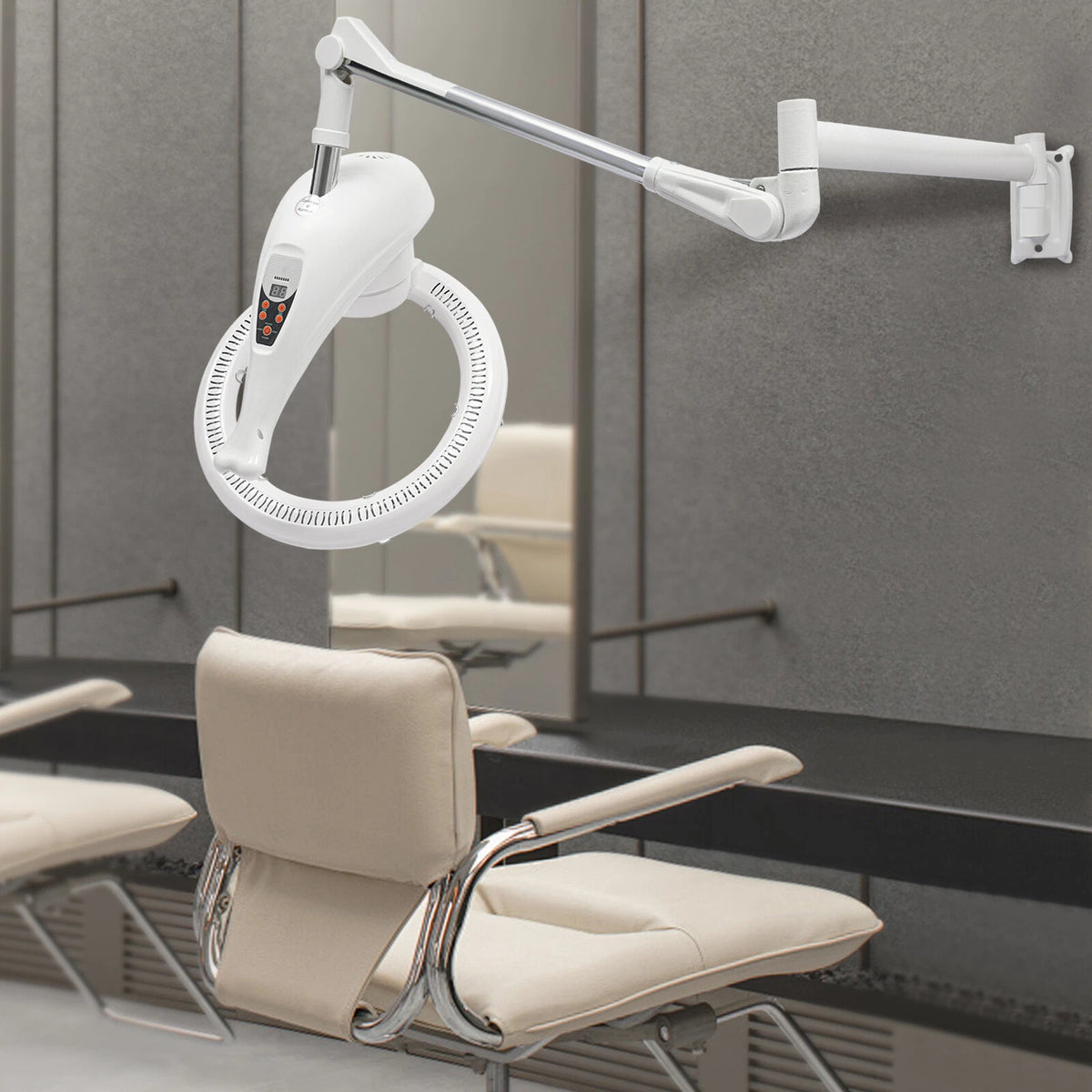 360° Rotating Hair Dryer for Salon Wall-Mount Hair Drying Processor