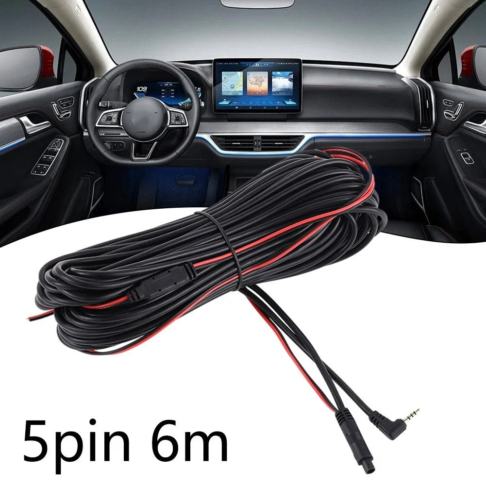 6m Rear View Camera Extension Cable for Car (Thermoplastic Coating)