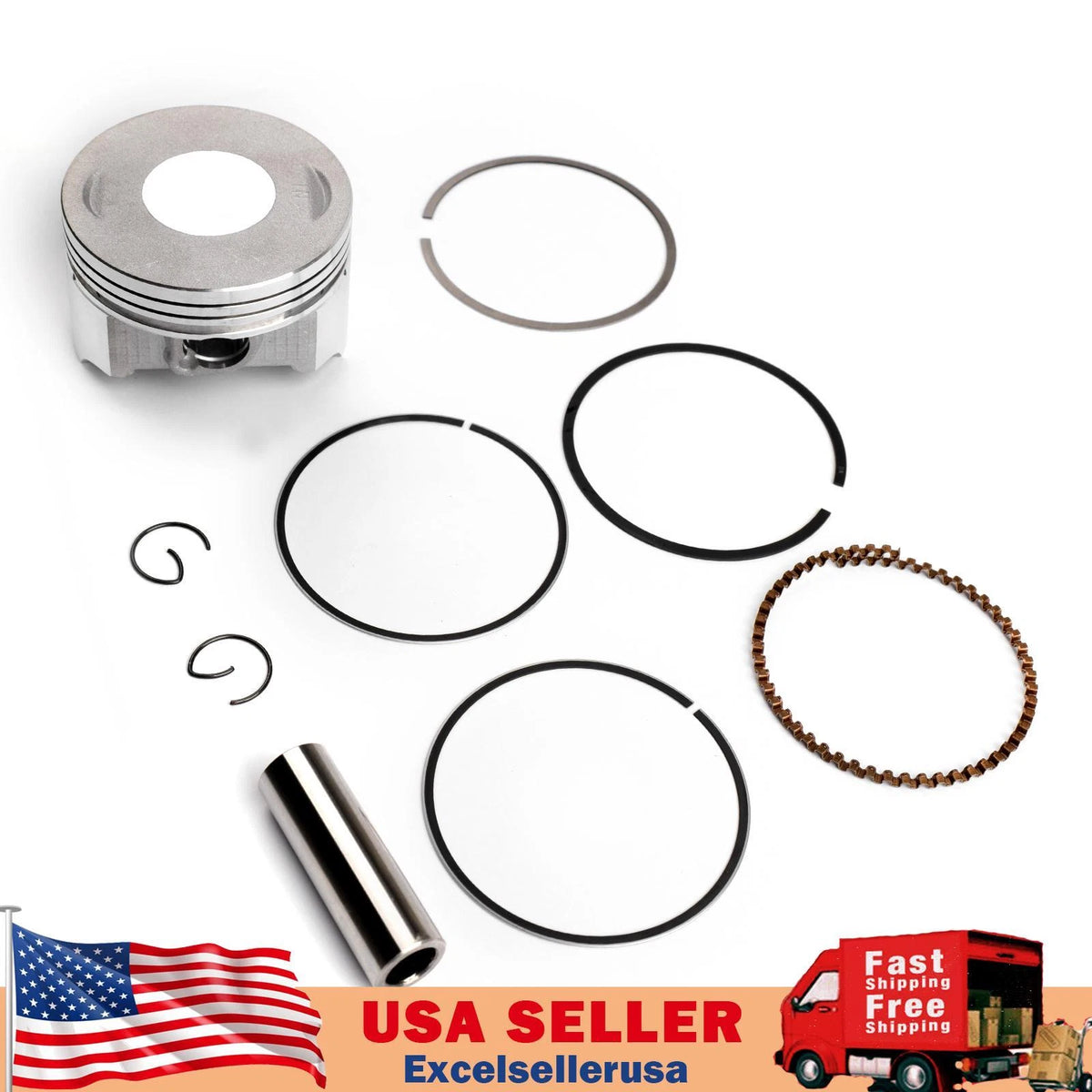 0.50MM Piston for Honda XL200 XR200R XR200 (1980–2002) M562-A013-C