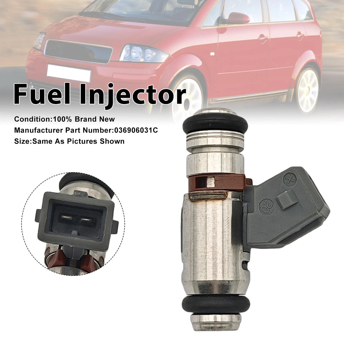 Fuel Injector for Seat Cordoba, VW Golf IV (2000–2006) IWP058, 036906031C
